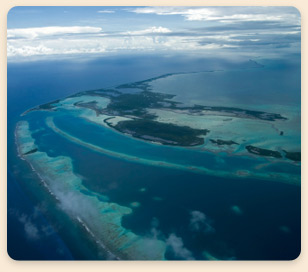 Traveling on vacation to Los Roques National Park by airplane.