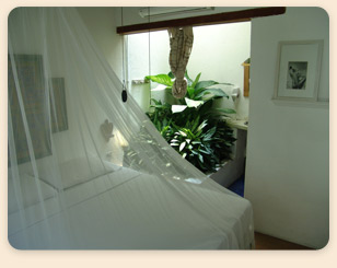 Posada Gaviota hotel bedroom, Los Roques, Venezuela