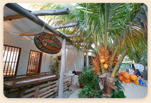 Posada Mediterraneo hotel front, Los Roques, Venezuela