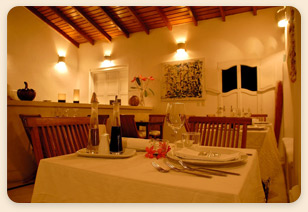 Posada Villa Caracol hotel dining room, Los Roques, Venezuela